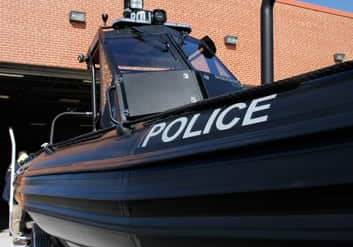 high performance police boat