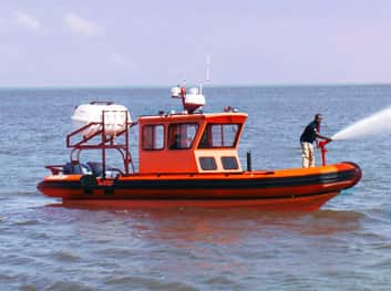 airport rescue rib boats